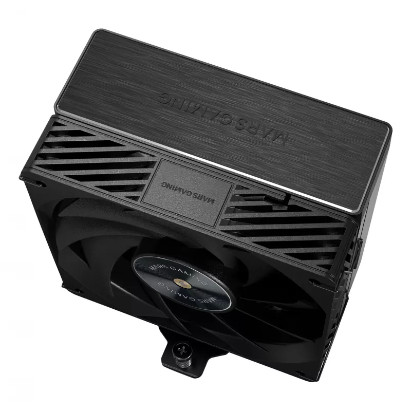 Mars Gaming MCPUX5 komputerowy system chłodzenia Procesor Chłodzenie powietrzne 12 cm Czarny 1 szt.
