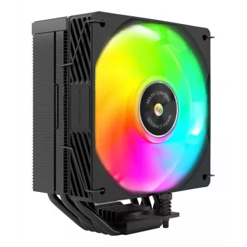 Mars Gaming MCPUX5ARGB układ chłodzenia komputerowego Procesor Chłodzenie powietrzne 12 cm Czarny 1 szt.