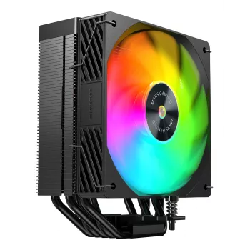 Mars Gaming MCPUX5ARGB układ chłodzenia komputerowego Procesor Chłodzenie powietrzne 12 cm Czarny 1 szt.