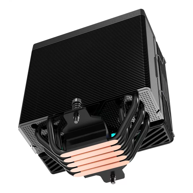 Mars Gaming MCPUX5ARGB układ chłodzenia komputerowego Procesor Chłodzenie powietrzne 12 cm Czarny 1 szt.