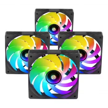Mars Gaming MFSI4KIT system chłodzenia komputera Wentylator obudowy komputerowej 12 cm Czarny