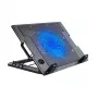 Podstawka pod notebook Techly z podkładką chłodzącą do notebooków do 17.3 cala
