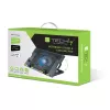 Podstawka pod notebook Techly z podkładką chłodzącą do notebooków do 17.3 cala