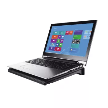 Trust 20104 podkładka chłodząca do laptopa 43.9 cm (17.3 inch) Czarny