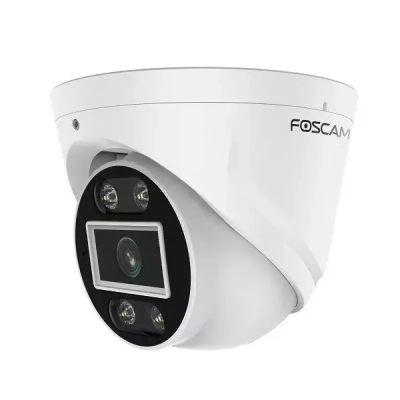 Kamera IP bezpieczeństwa Foscam T5EP 5MP PoE kopułowa, 3072×1728, obiektyw 4 mm, PoE (IEEE 802.3af), IP66, zasięg nocny 20 m, microSD do 256 GB