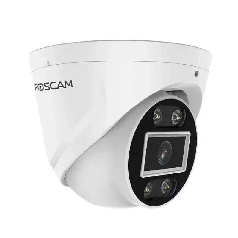 Kamera IP bezpieczeństwa Foscam T5EP 5MP PoE kopułowa, 3072×1728, obiektyw 4 mm, PoE (IEEE 802.3af), IP66, zasięg nocny 20 m, microSD do 256 GB