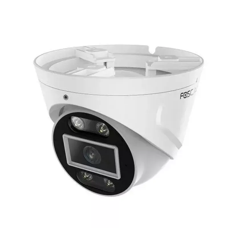 Kamera IP bezpieczeństwa Foscam T5EP 5MP PoE kopułowa, 3072×1728, obiektyw 4 mm, PoE (IEEE 802.3af), IP66, zasięg nocny 20 m, microSD do 256 GB