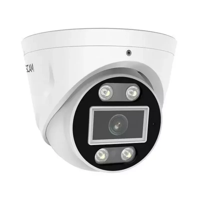 Kamera IP bezpieczeństwa Foscam T5EP 5MP PoE kopułowa, 3072×1728, obiektyw 4 mm, PoE (IEEE 802.3af), IP66, zasięg nocny 20 m, microSD do 256 GB