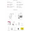 Kamera bezpieczeństwa IP PTZ Foscam SD8EP — 8 MP, 4-krotny zoom optyczny, 6-krotny cyfrowy, obrót 355°, nachylenie 90°, IP66, zewnętrzna, biała