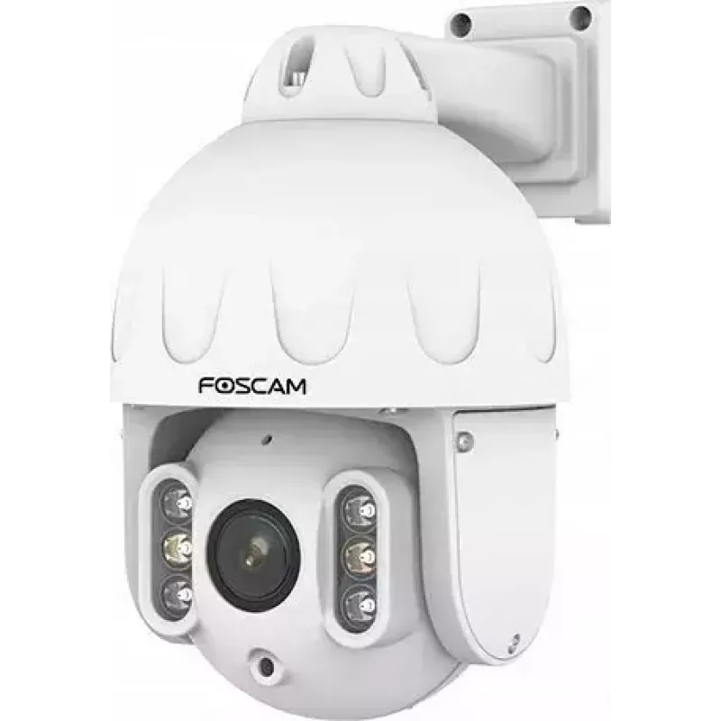 Kamera bezpieczeństwa IP PTZ Foscam SD8EP — 8 MP, 4-krotny zoom optyczny, 6-krotny cyfrowy, obrót 355°, nachylenie 90°, IP66, zewnętrzna, biała