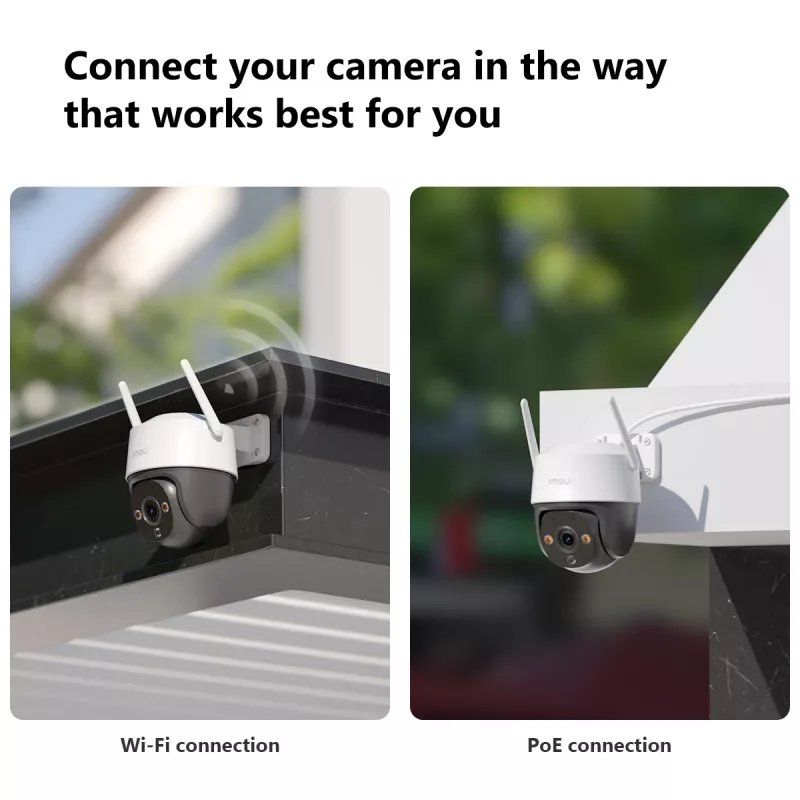 Kamera IP IMOU Cruiser 2C 2K (2304×1296), 3 MP, 3,6 mm, PoE/Wi‑Fi, IP66, noktowizor 30 m, microSD do 256 GB