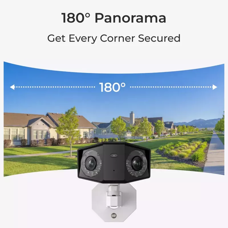 Kamera IP Reolink Duo P730 4K, 8 MP, 4608×1728 @20 kl./s, PoE/DC, IP66, PIR, 30 m IR, MicroSD do 256 GB