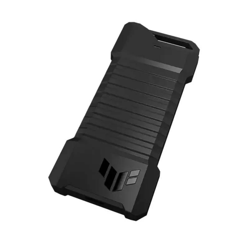 SSD enclosure ASUS ESD-T1A/BLK/G/AS — M.2 (SATA/PCIe) single-bay, USB-C 3.2 Gen2, 10 Gbit/s, Czarny, key lock