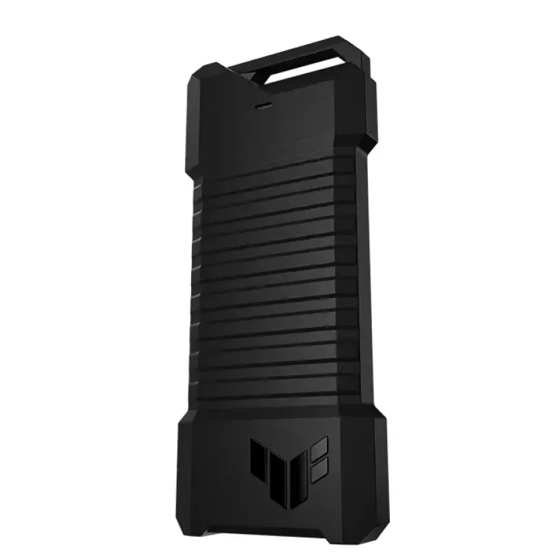 SSD enclosure ASUS ESD-T1A/BLK/G/AS — M.2 (SATA/PCIe) single-bay, USB-C 3.2 Gen2, 10 Gbit/s, Czarny, key lock