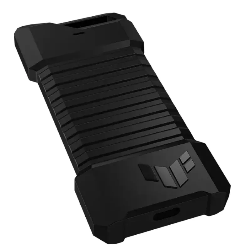 SSD enclosure ASUS ESD-T1A/BLK/G/AS — M.2 (SATA/PCIe) single-bay, USB-C 3.2 Gen2, 10 Gbit/s, Czarny, key lock