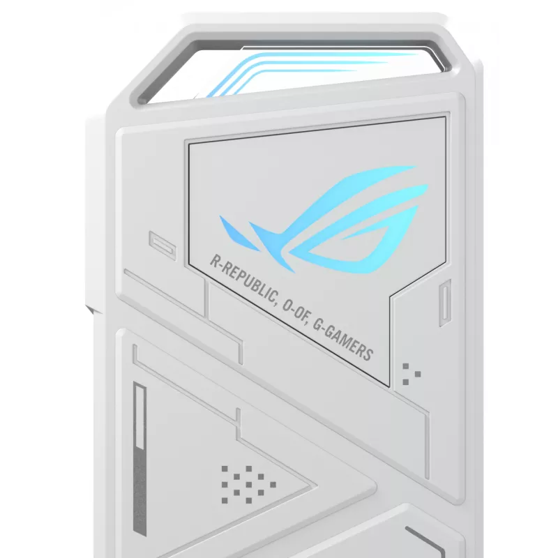 Obudowa SSD ASUS ROG Strix Arion biały Edition — M.2 PCIe, USB Type-C 10 Gbit/s, na jeden dysk