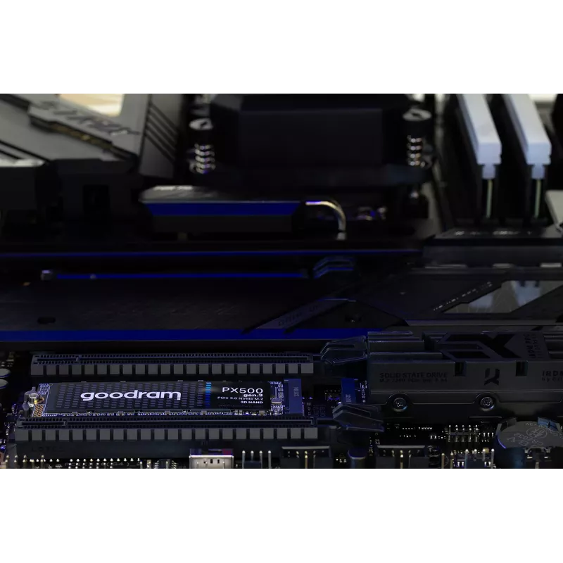 Wewnętrzny dysk SSD GOODRAM PX500 GEN.3 M.2 1 TB — PCIe 3.0 NVMe, Odczyt 3300 MB/s, Zapis 2700 MB/s, 2280