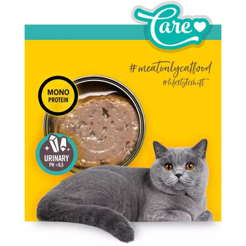 Mokra karma dla kota 3coty Chicken Struvite care 80 g — saszetka z mokrą karmą, dorosłe koty, kurczak, karma pełnoporcjowa