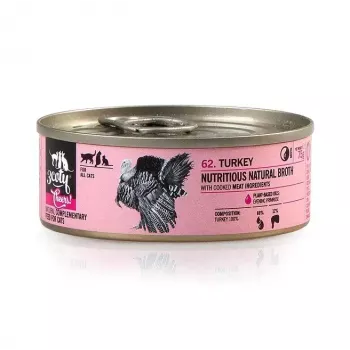 Mokra karma dla kota 3coty Turkey Cheers 75 g — dorosłe koty, uzupełniająca…