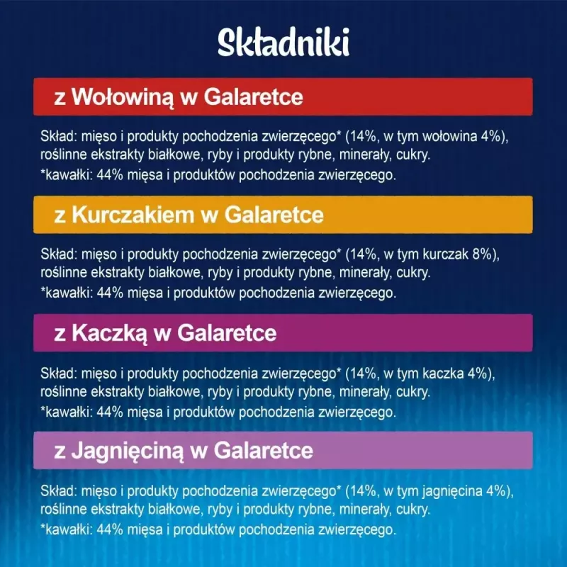 Mokra karma dla kotów Purina Nestlé PURINA Felix Countryside Selection multipack 120×85 g saszetek, dla dorosłych kotów, mieszane smaki, bezglutenowa