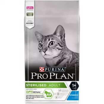 Sucha karma dla kota Purina Pro Plan Sterilised OPTIrenal Adult Królik 1.5 kg — wsparcie nerek, 41% białka, 12% tłuszczu