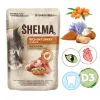 Mokra karma dla kota SHELMA Rich in turkey w sosie 85 g — dorosłe, bezglutenowa, odpowiednia dla alergików