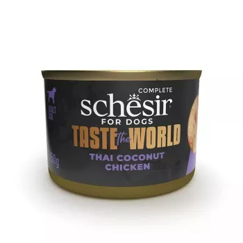 Mokra karma dla psa Agras Pet Foods Schesir Taste the World 150 g — kurczak, bezglutenowa, dorosłe psy, puszka