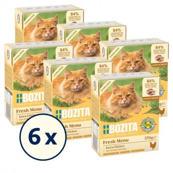 Mokra karma dla kota BOZITA Fresh Menu Chicken 370 g — dla dorosłych, wszystkich ras, formuła kontroli wagi