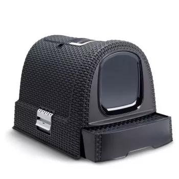 Kuweta Curver Pet Life Kuweta Antracyt — plastikowa kuweta dla kota, 385×510×395 mm, 2,41 kg, biała