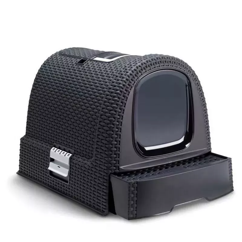 Kuweta Curver Pet Life Kuweta Antracyt — plastikowa kuweta dla kota, 385×510×395 mm, 2,41 kg, biała