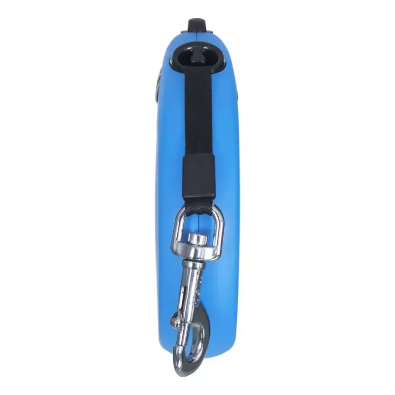 Smycz automatyczna Flexi New Classic 8 m — smycz linkowa Flexi 8 m, niebieska, L, maks. obciążenie 50 kg