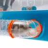 Klatka FERPLAST Combi 2 dla chomika, niebieska przezroczysta, szer. 795 × gł. 295 × wys. 263 mm, technopolimer