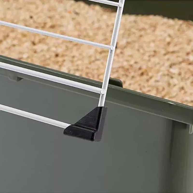 Klatka FERPLAST Rabbit 120 niebieski — metalowo-plastikowa klatka dla królików 1180×585×495 mm, dla królików 5–9,9 kg