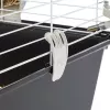 Klatka FERPLAST Casita 80 dla świnek morskich 780×480×500 mm, metal i plastik, szaro-czarno-biała