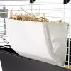 Klatka FERPLAST Casita 80 dla świnek morskich 780×480×500 mm, metal i plastik, szaro-czarno-biała
