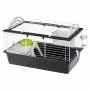 Klatka FERPLAST Casita 80 dla świnek morskich 780×480×500 mm, metal i plastik, szaro-czarno-biała