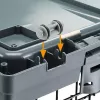 Twardy transporter dla psa FERPLAST Superior 770×510×550 mm — klatka metalowo-plastikowa dla małych psów 5–9,9 kg, czarny