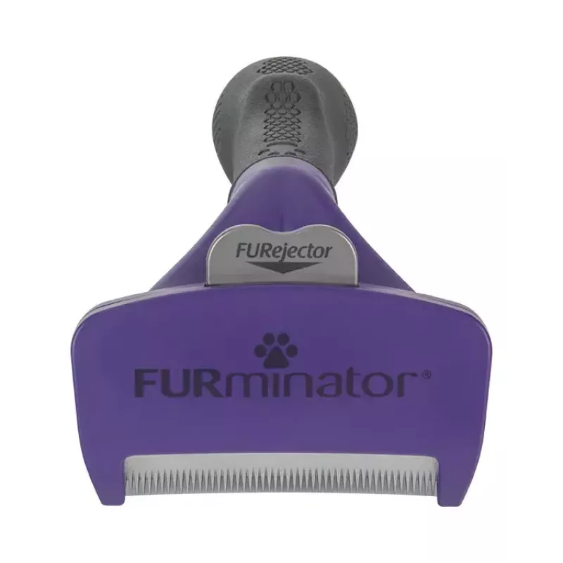 Szczotka do usuwania podszerstka FURminator FUR151357 dla kotów długowłosych (Ragdoll), czarna, 270 g