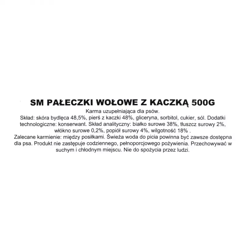 MACED szaszłyk z kaczki – przysmak dla psa, 500 g