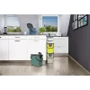 Pojemnik na odpady rotho Albula prostokątny plastikowy 6 L, plastik z recyklingu, ciemnozielony, otwór do zawieszenia