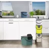 Pojemnik na odpady Rotho Albula prostokątny 40 l, technopolimer, cappuccino, 400×358×340 mm, otwór do zawieszania