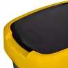 Trójkomorowy segregator odpadów rotho Twist 3 × 25 L (technopolimer, czarny, 252×333×476 mm)