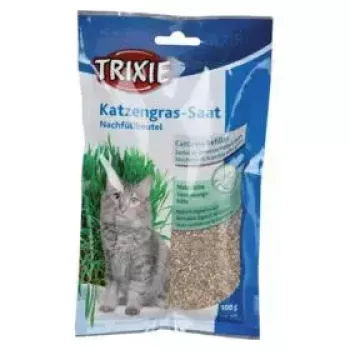 Przysmak z trawy dla kota Trixie 4236 saszetka 100 g — roślinny przysmak warzywny, odrobaczanie