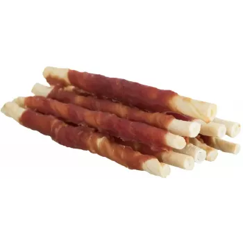 Trixie Dog Chewing Rolls Denta Fun Duck 80 g — gryzaki dentystyczne dla psów dorosłych, 12 cm