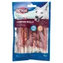 Trixie Dog Chewing Rolls Denta Fun Duck 80 g — gryzaki dentystyczne dla psów dorosłych, 12 cm