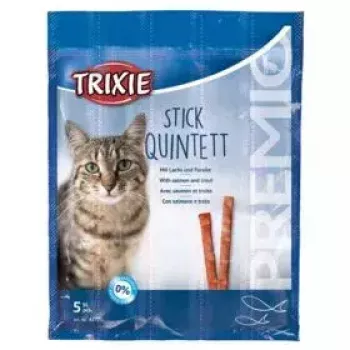 Suplementowe mięsne przysmaki dla kota Trixie 42723, smak indyka, saszetka 25 g, opakowanie 5 szt., białko 33,5%, tłuszcz 20%