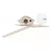 Klatka dla gryzoni ZOLUX Neo Nigha small H36 czarna, drewno, W780×D360×W480 mm, kółko w zestawie