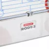 Klatka dla gryzoni ZOLUX Rody3 Trio — habitat dla małych zwierząt, metal/tworzywo sztuczne, 410×270×530 mm, 3 kg, zawiera kołowrotek