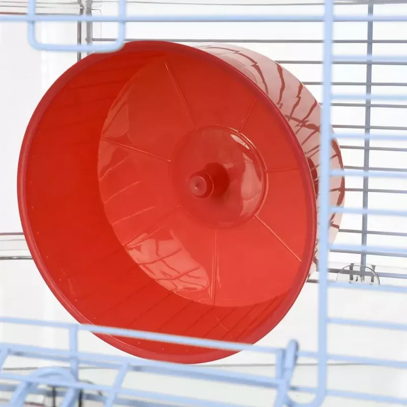 Klatka dla gryzoni ZOLUX Rody3 Trio — habitat dla małych zwierząt, metal/tworzywo sztuczne, 410×270×530 mm, 3 kg, zawiera kołowrotek