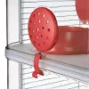 Klatka dla gryzoni ZOLUX Rody3 Trio — habitat dla małych zwierząt, metal/tworzywo sztuczne, 410×270×530 mm, 3 kg, zawiera kołowrotek